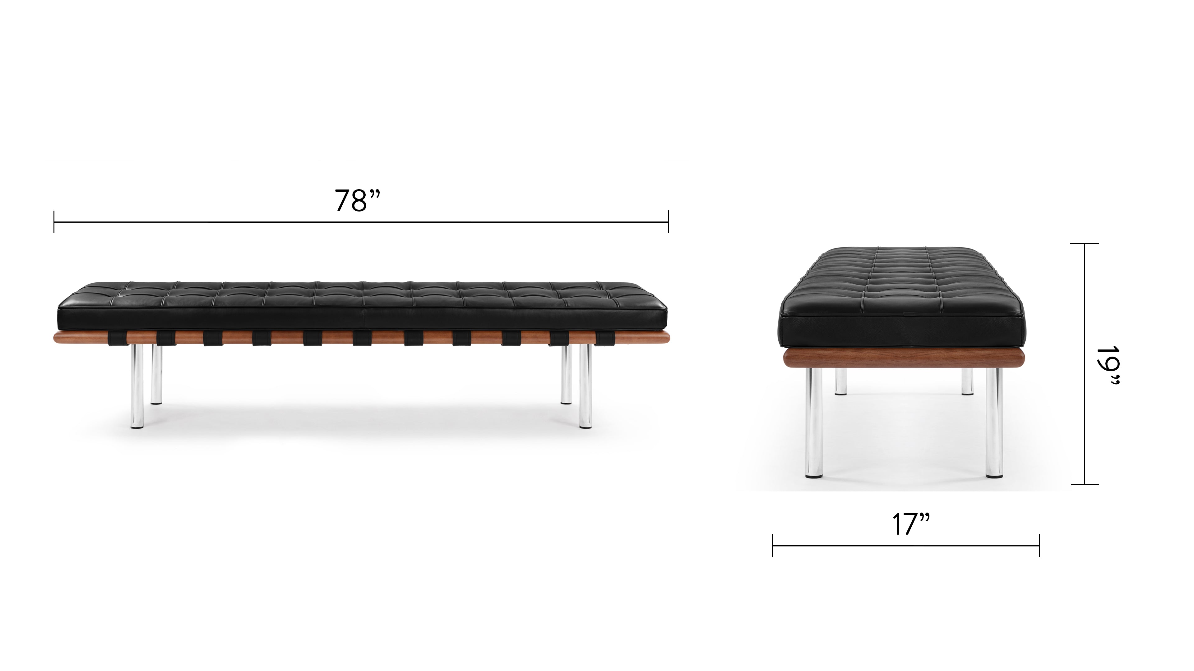Manhattan Three Seater Bench