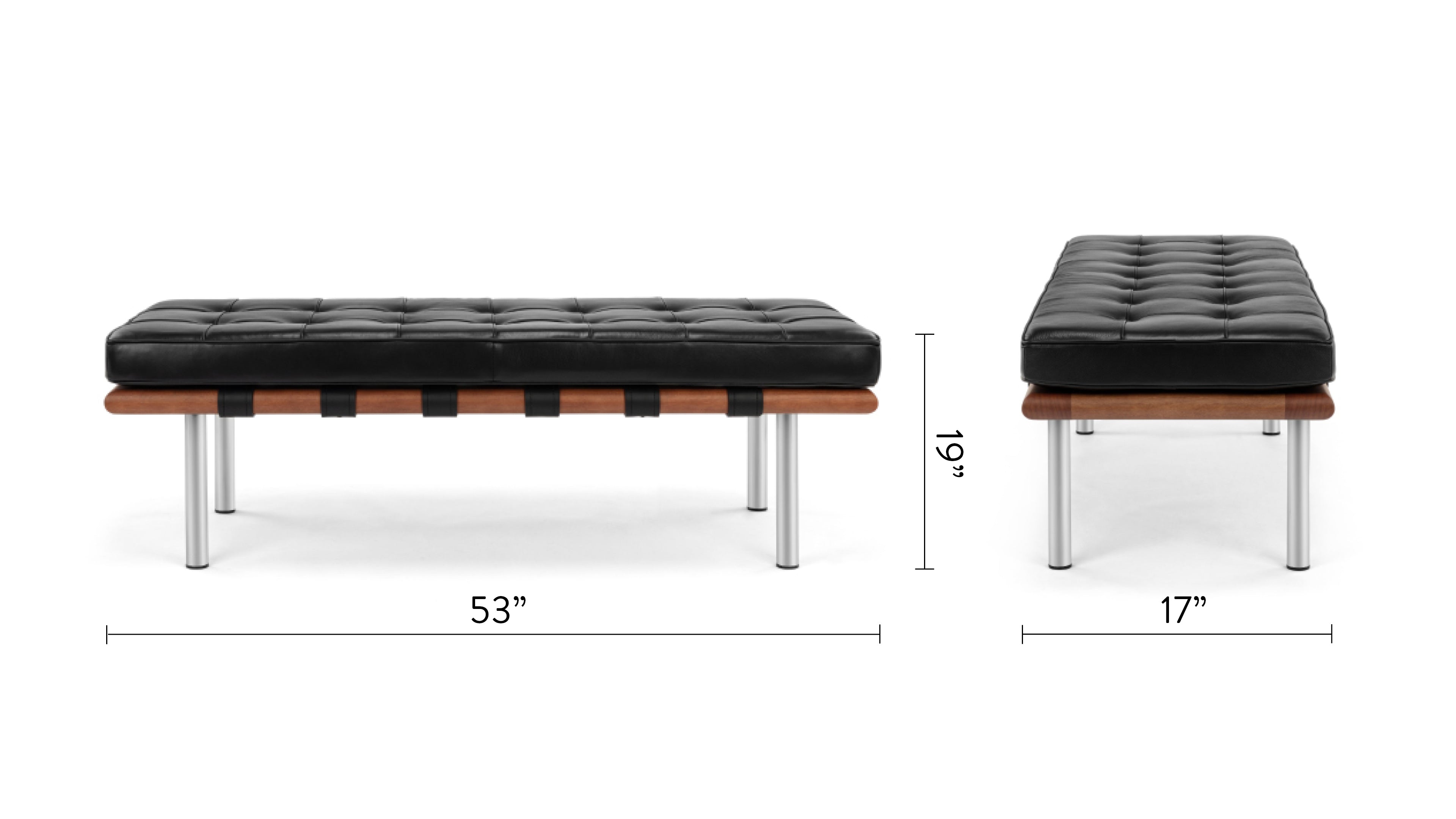 Manhattan Two Seater Bench