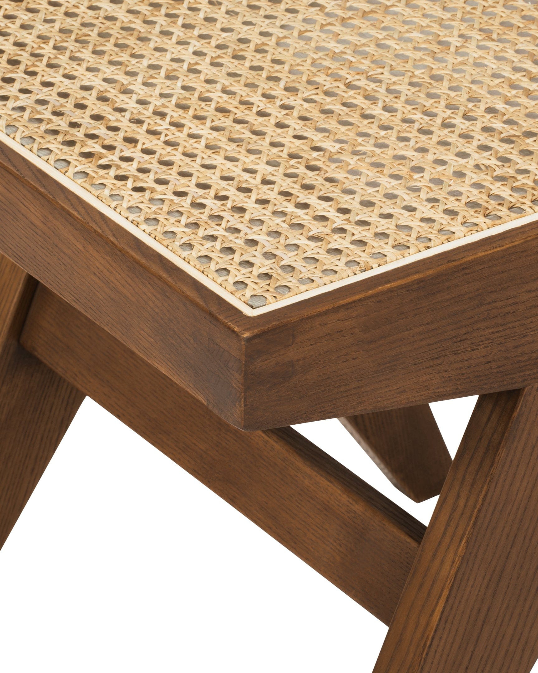 Chandigarh Rattan Stool | FINAL SALE