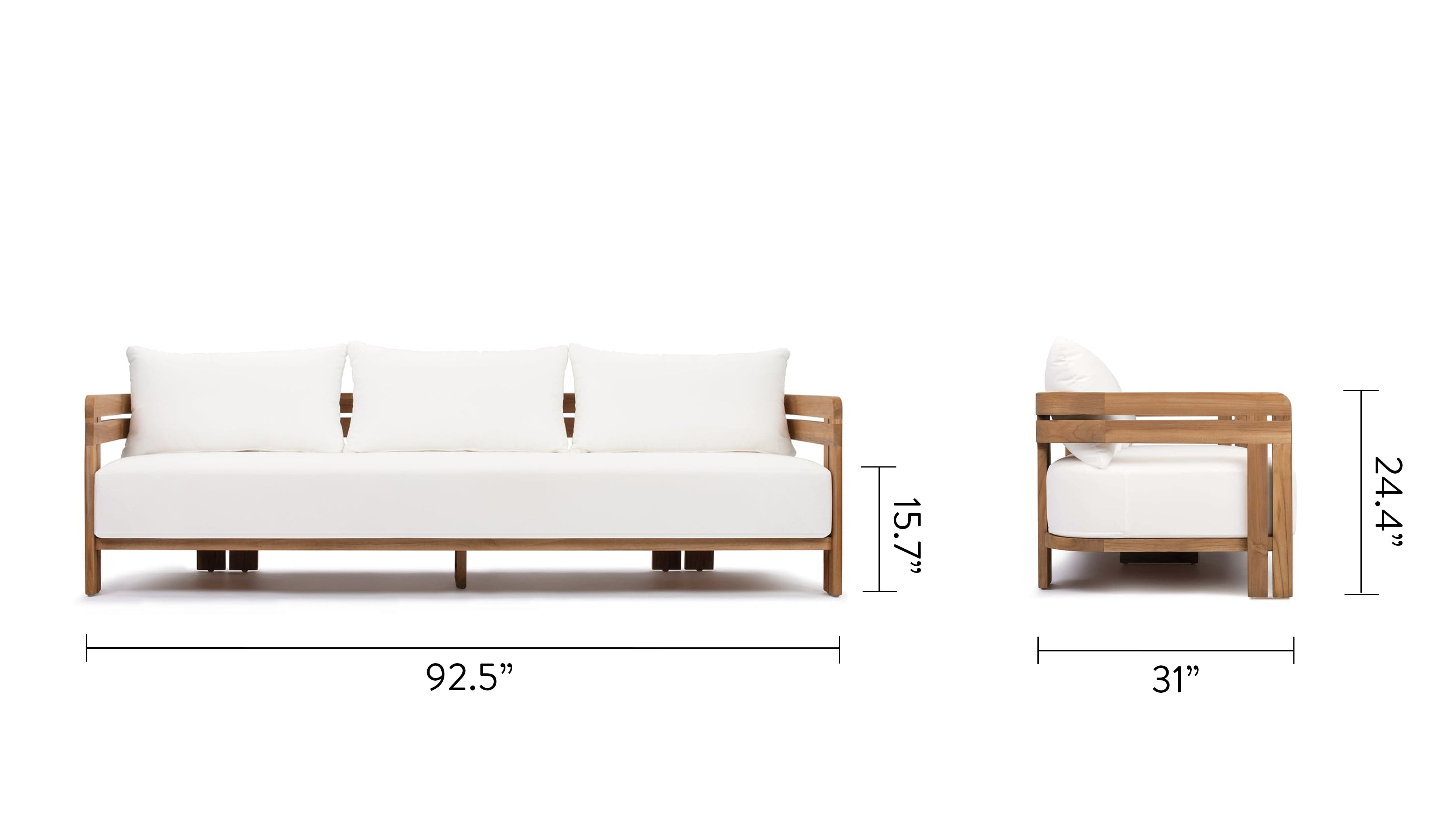 Lusso Outdoor Sofa