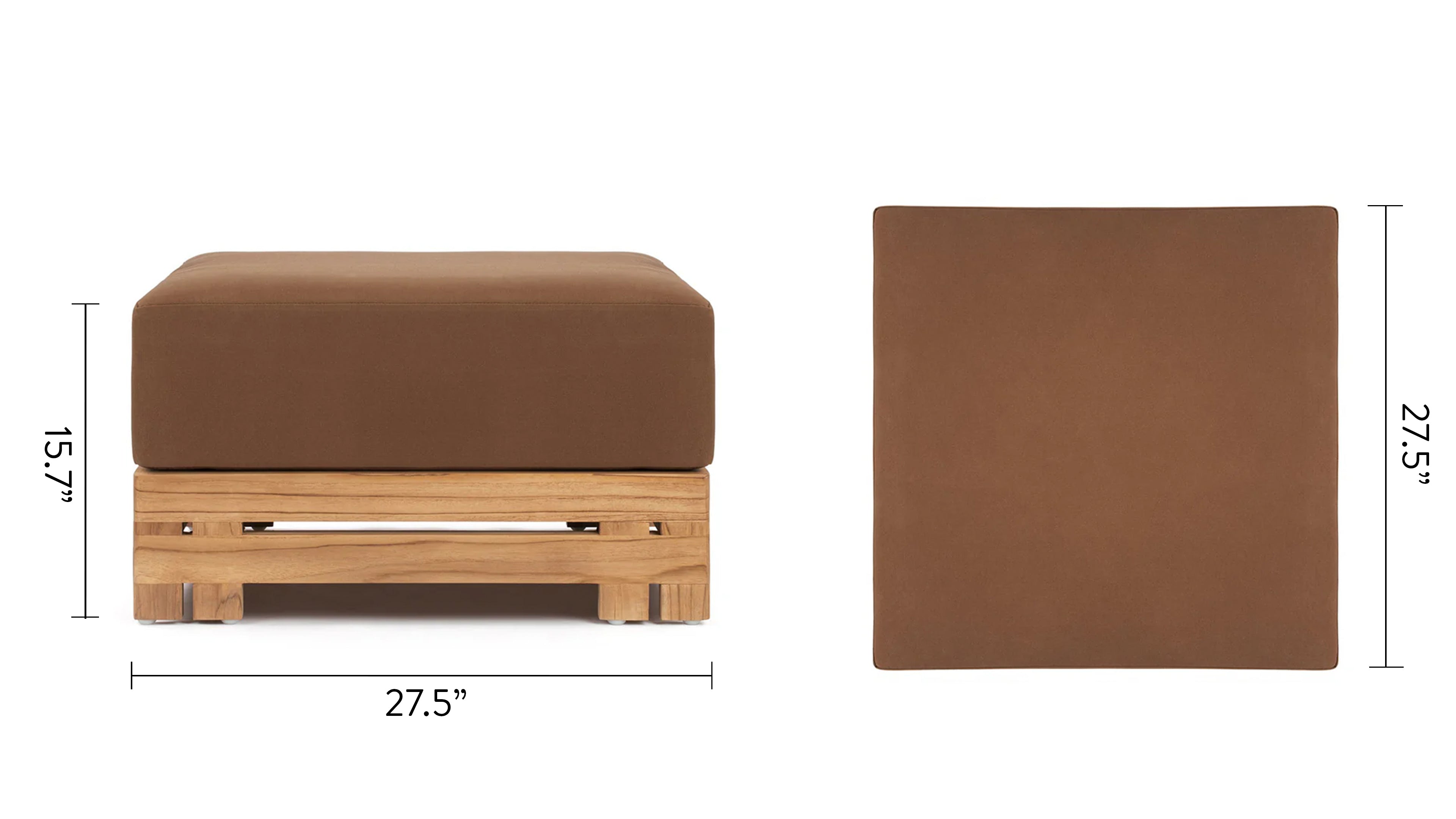 Lusso Outdoor Ottoman