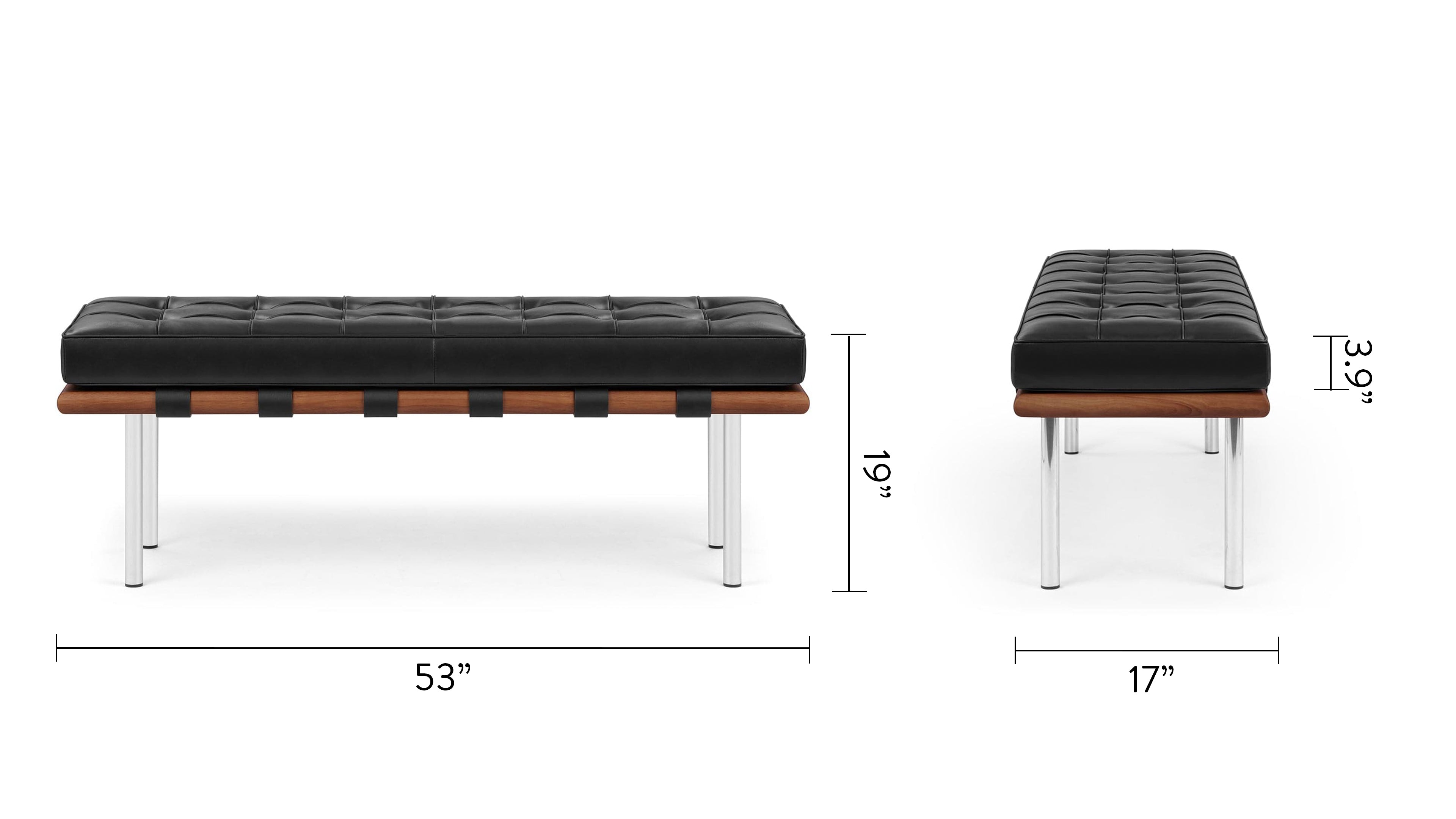 Manhattan Two Seater Bench