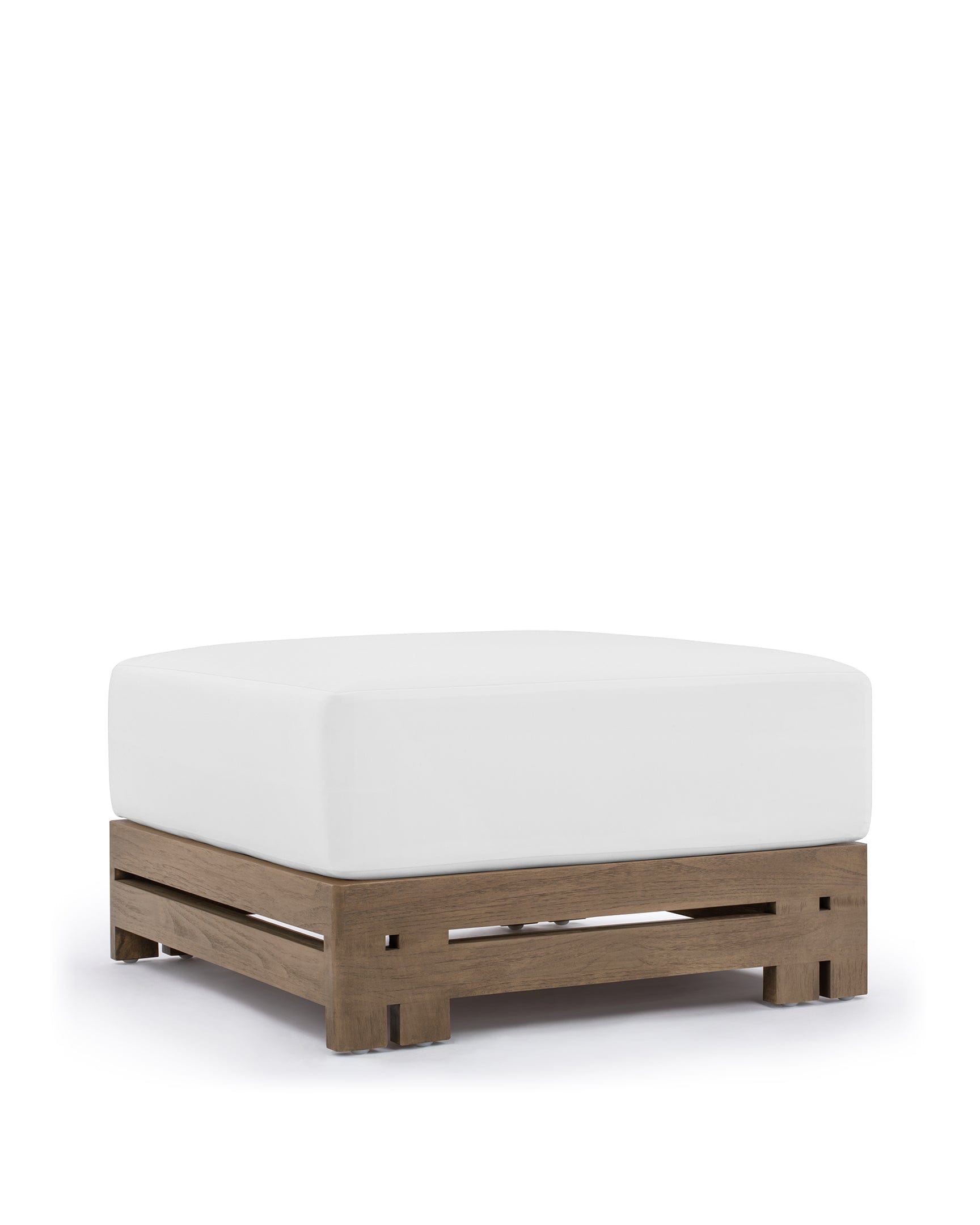 Lusso Outdoor Ottoman | FINAL SALE