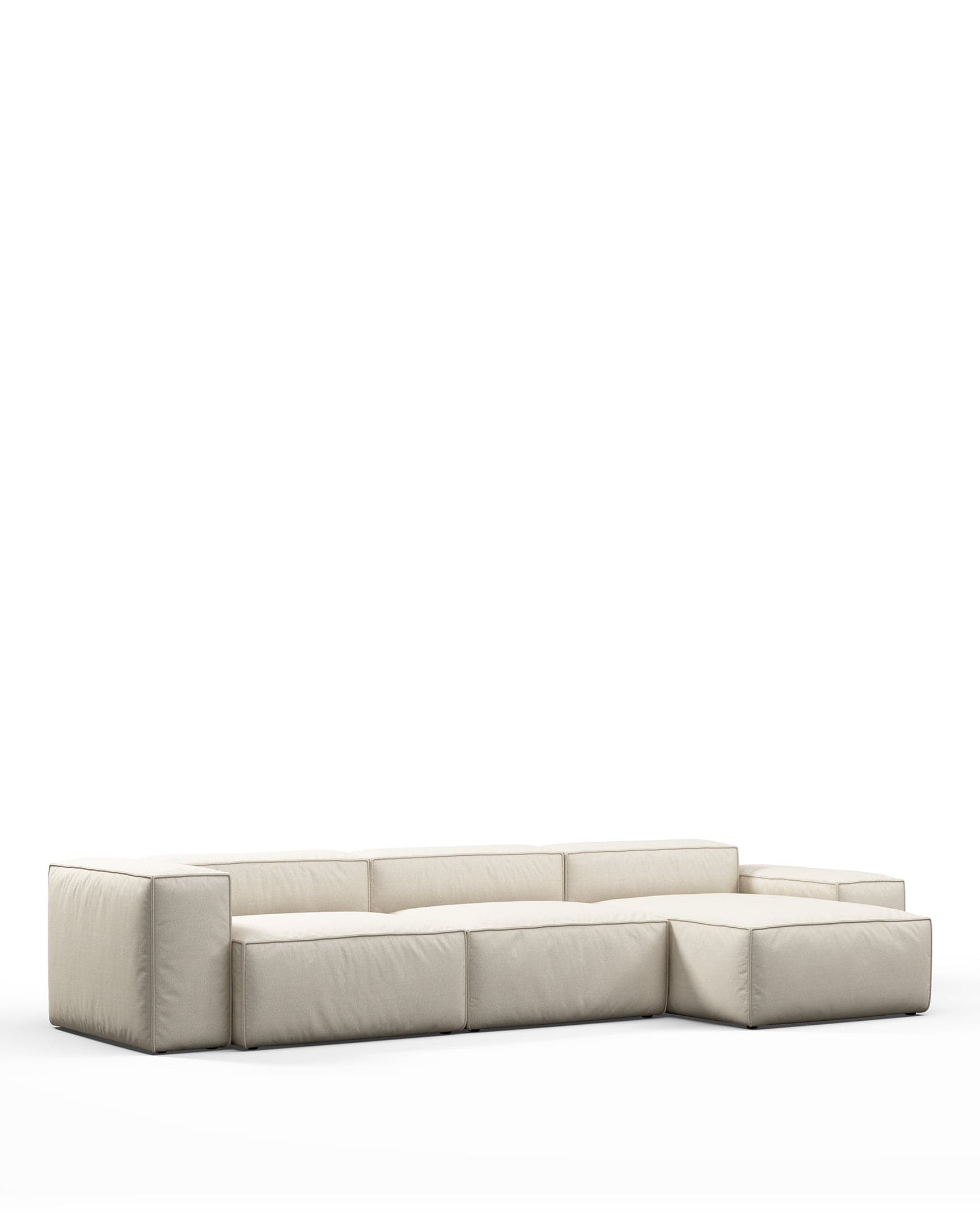 Andes Outdoor Sectional, Right Chaise | FINAL SALE