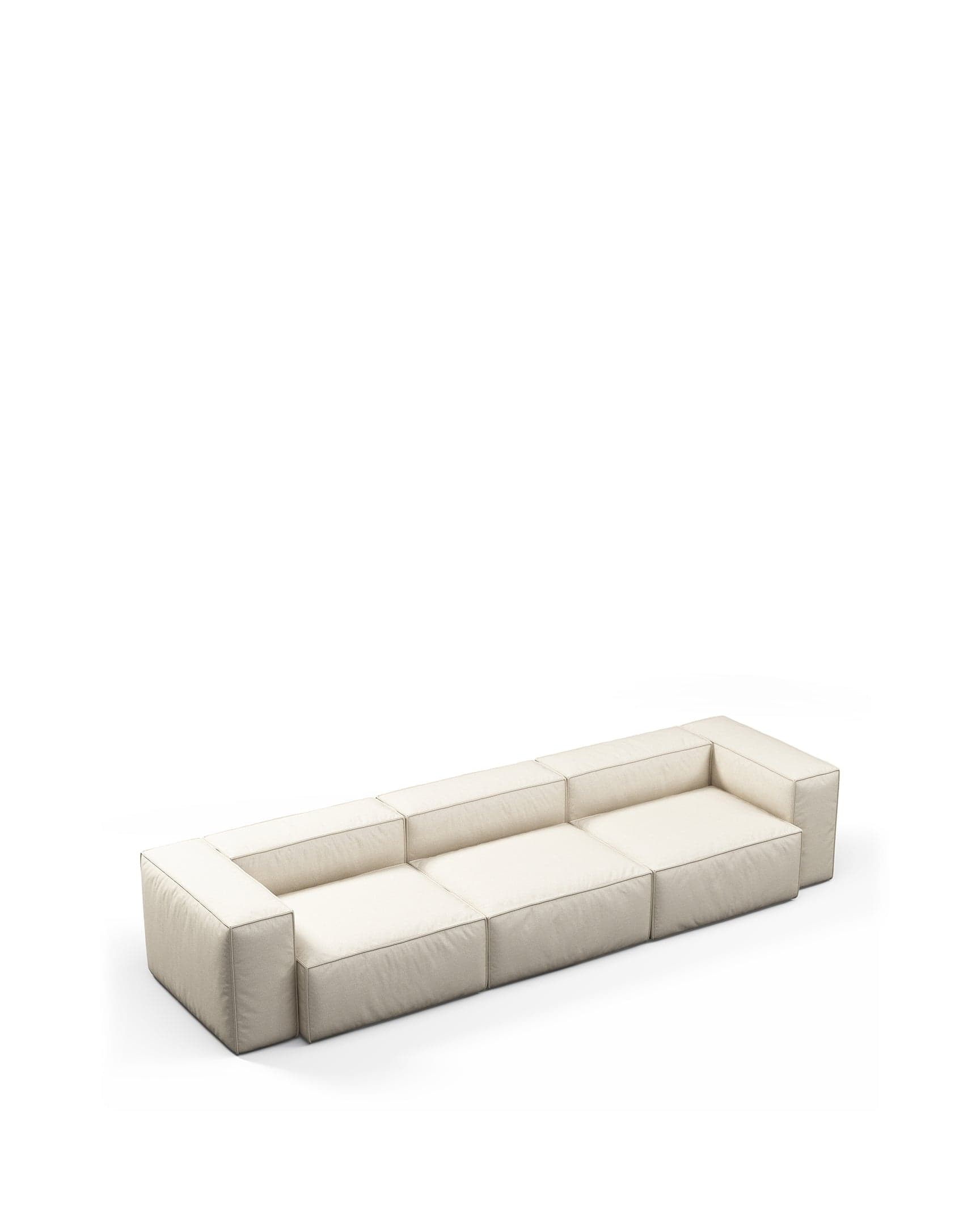 Andes Outdoor Sectional, Three Seater | FINAL SALE