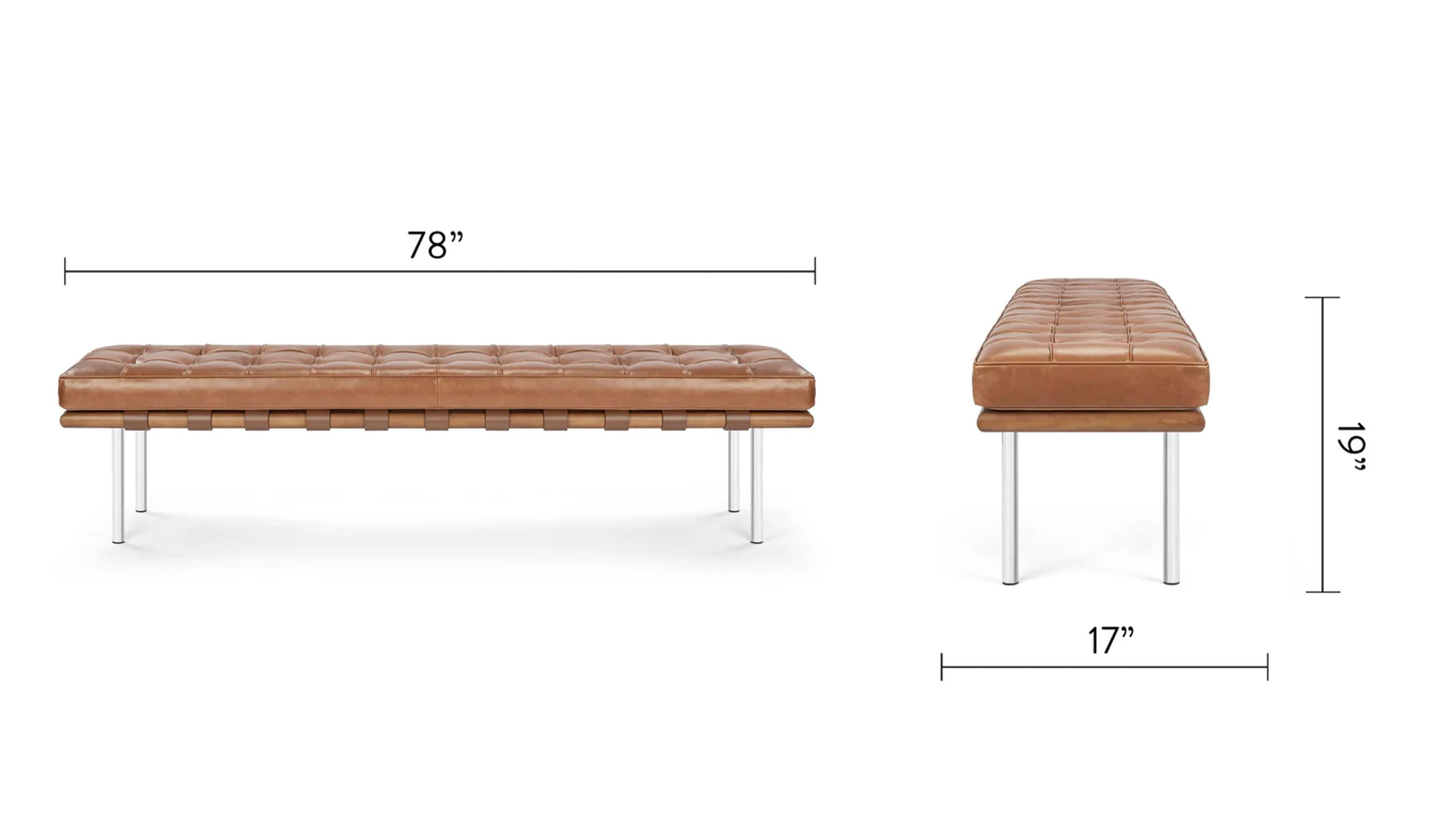 Manhattan Three Seater Bench