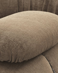 Bellini Sectional - Mario Bellini Open End Sofa, Right, Cappuccino Brown Chenille | FINAL SALE