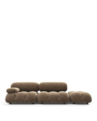 Bellini Sectional - Mario Bellini Open End Sofa, Right, Cappuccino Brown Chenille | FINAL SALE