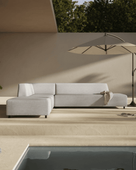 Acqua Outdoor Sectional Module, Right Arm Chaise | FINAL SALE