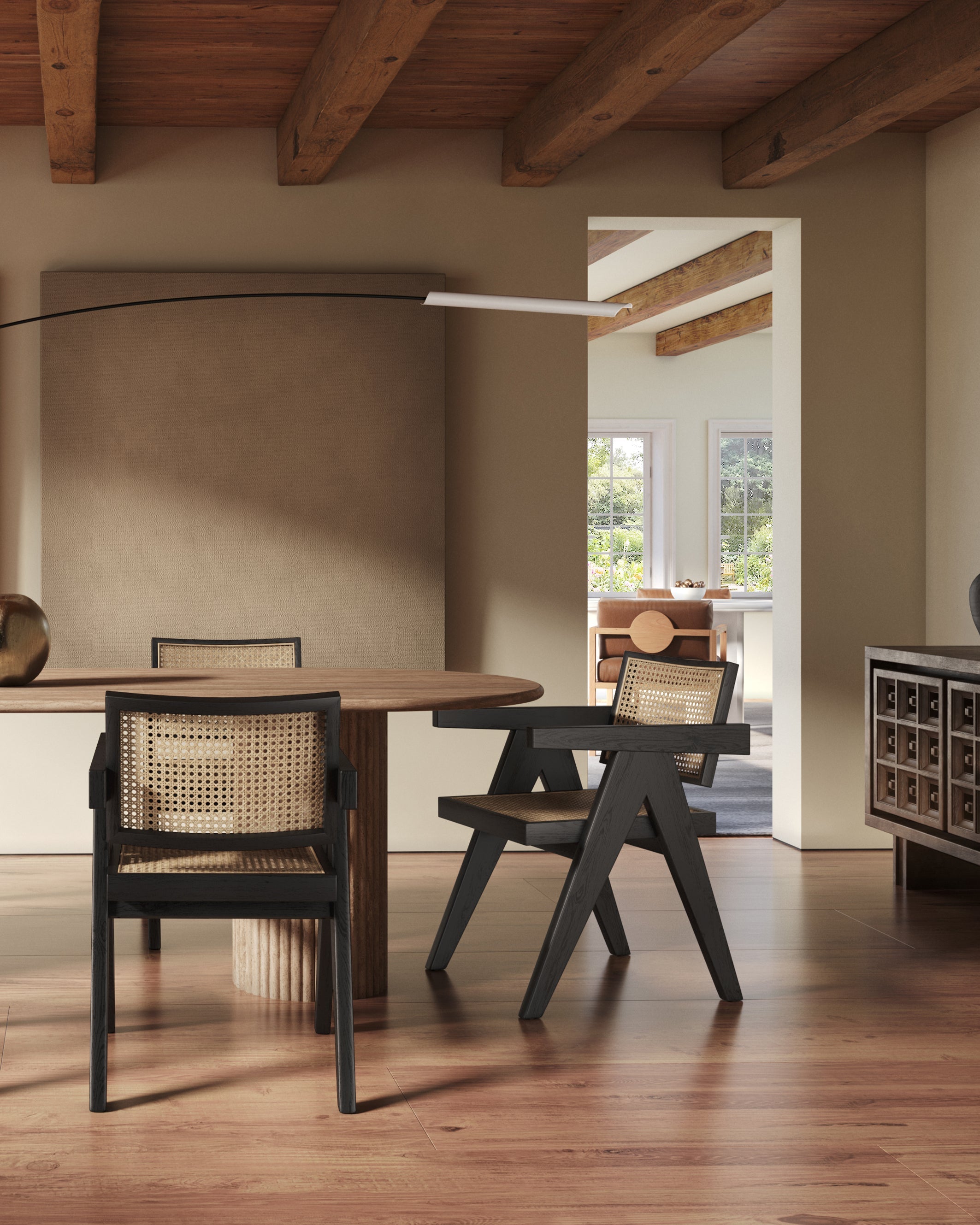 Chandigarh Rattan Armchair | FINAL SALE
