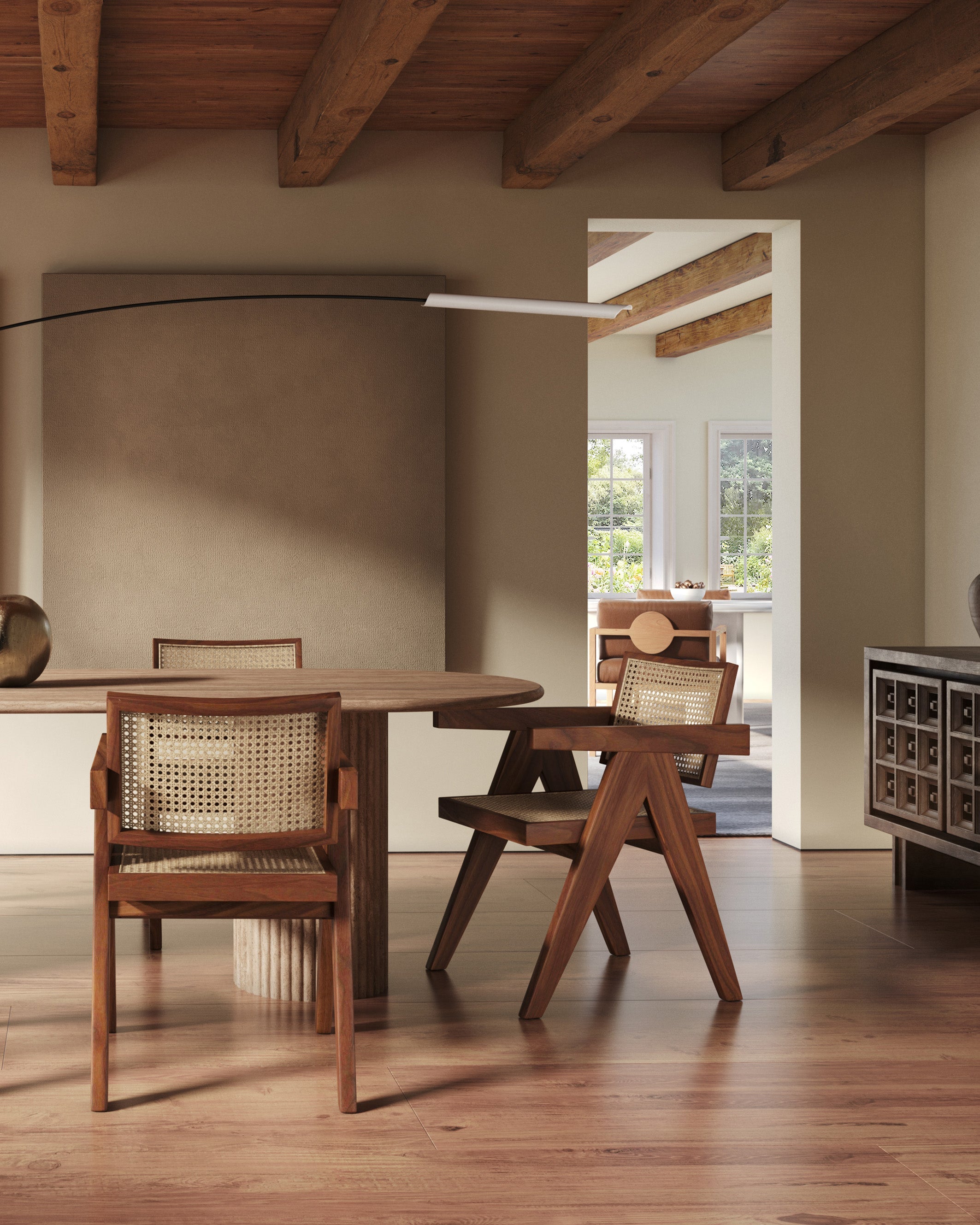 Chandigarh Rattan Armchair