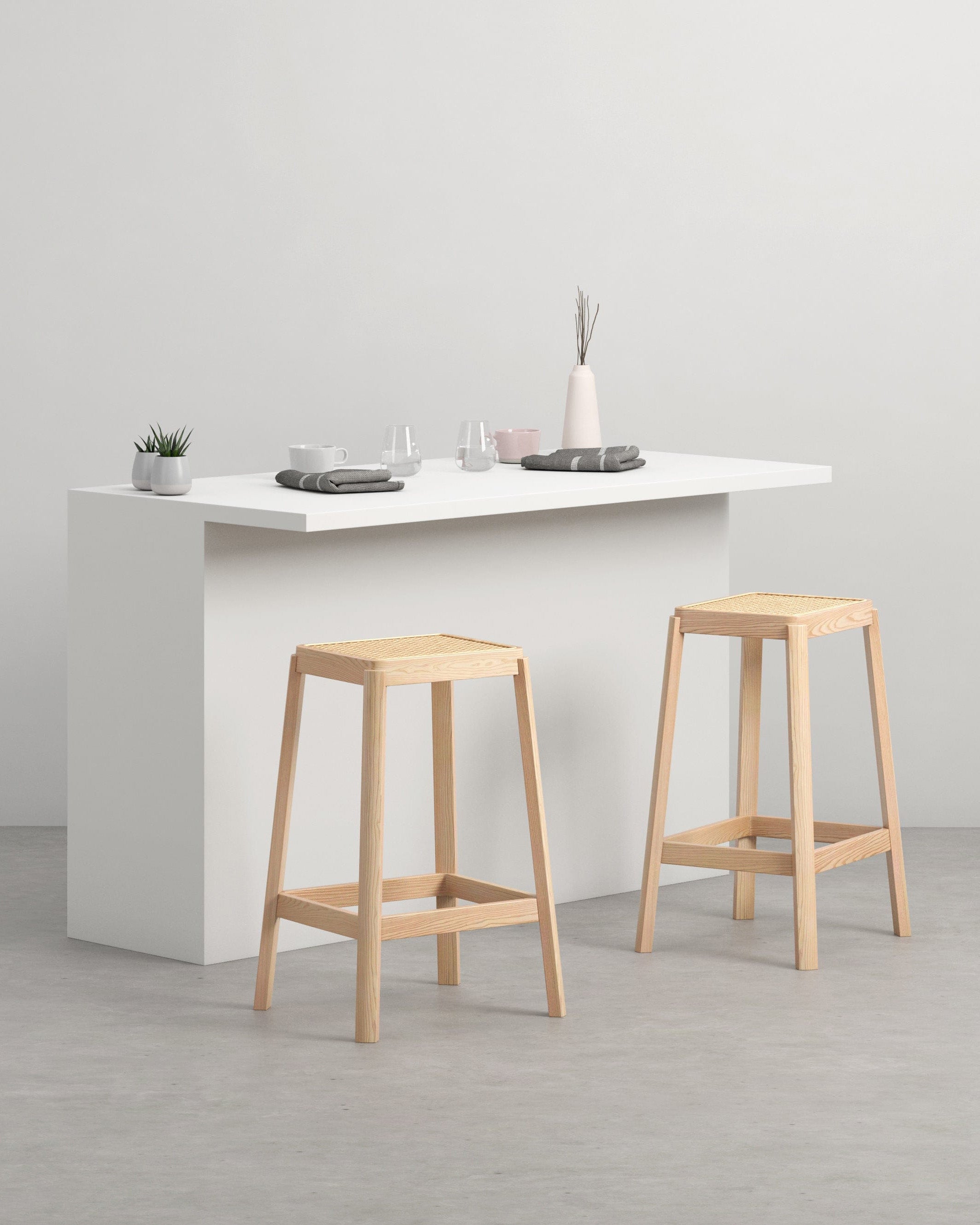 Chandigarh Rattan Counter Stool | FINAL SALE
