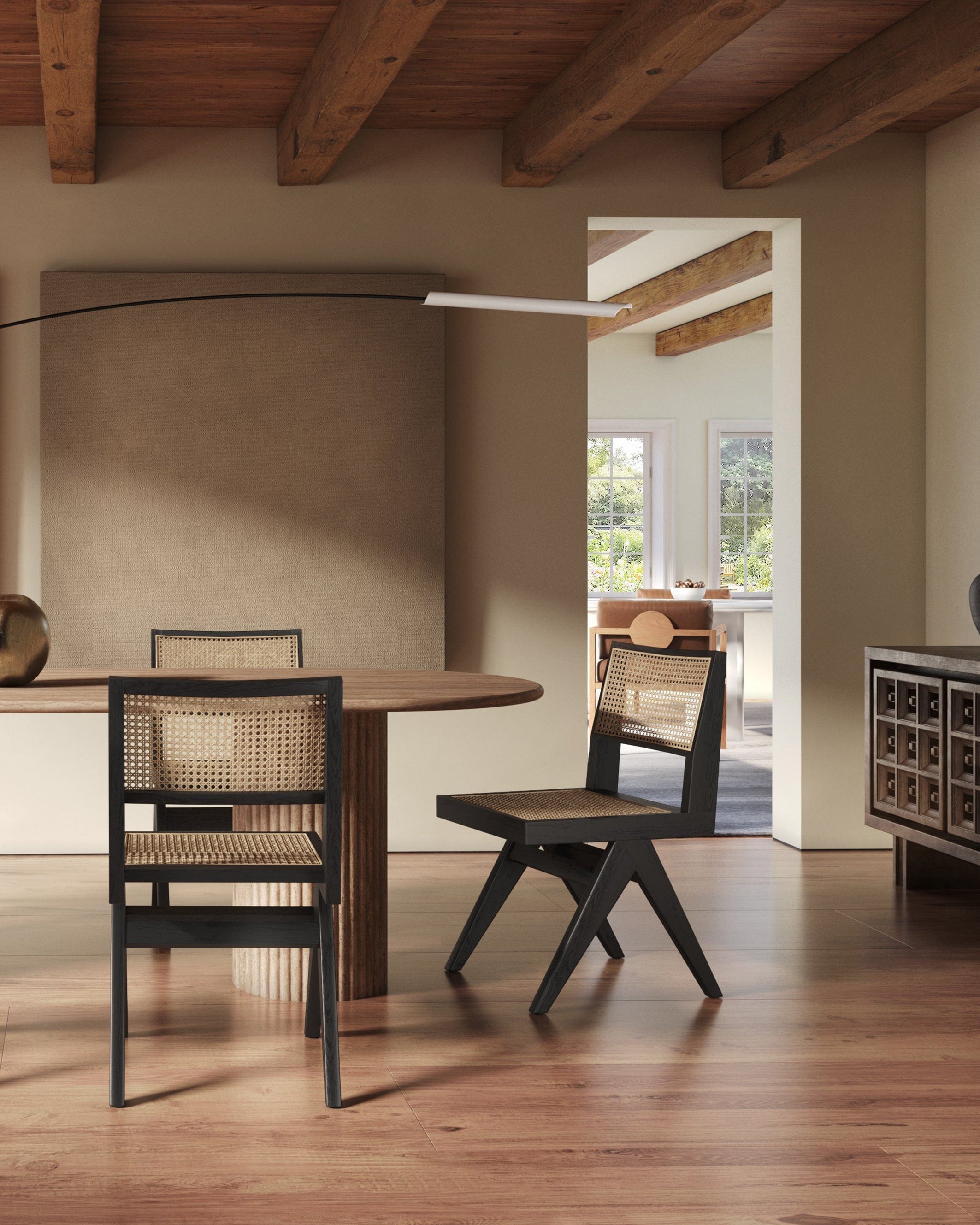 Chandigarh Rattan Side Chair