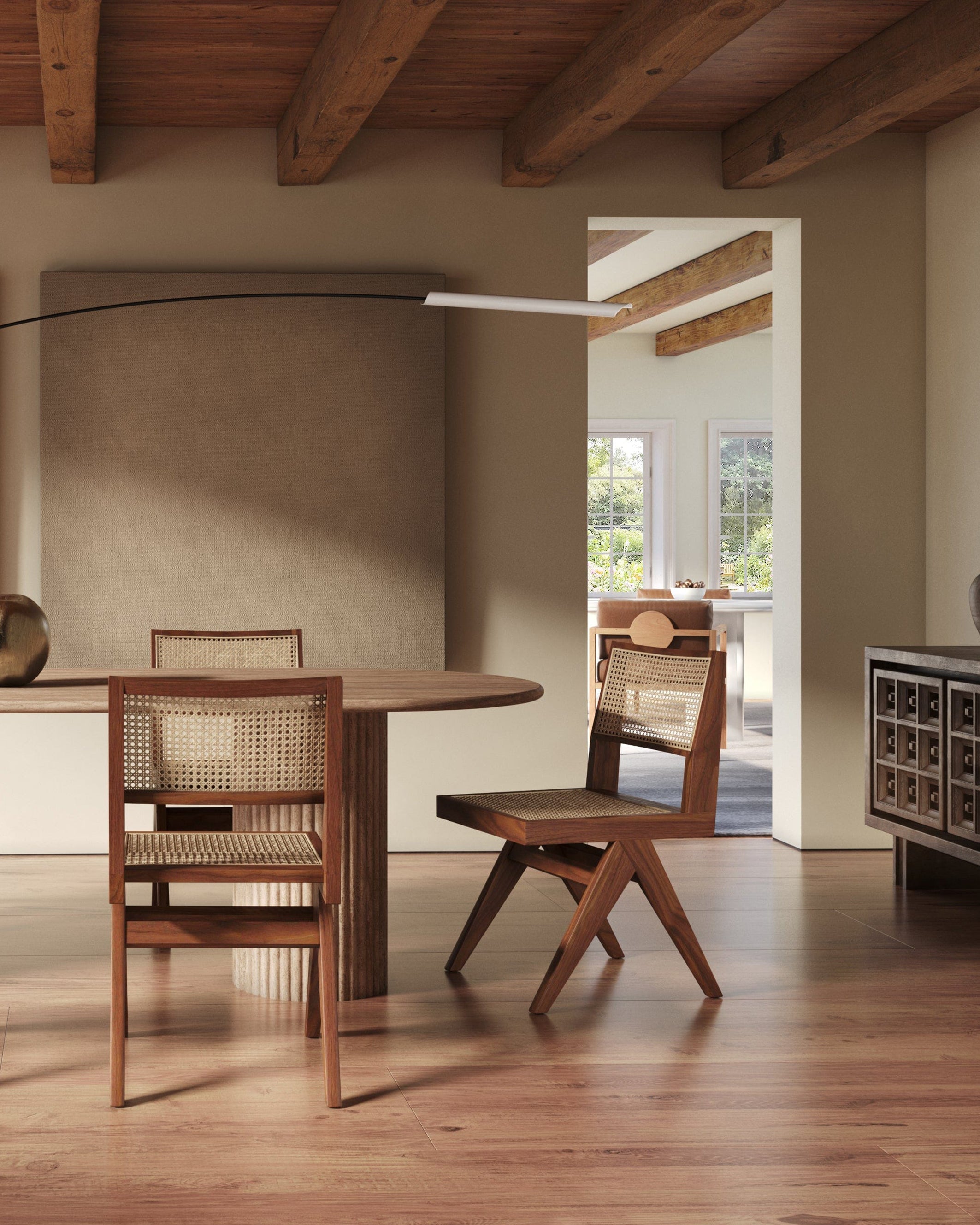 Chandigarh Rattan Side Chair