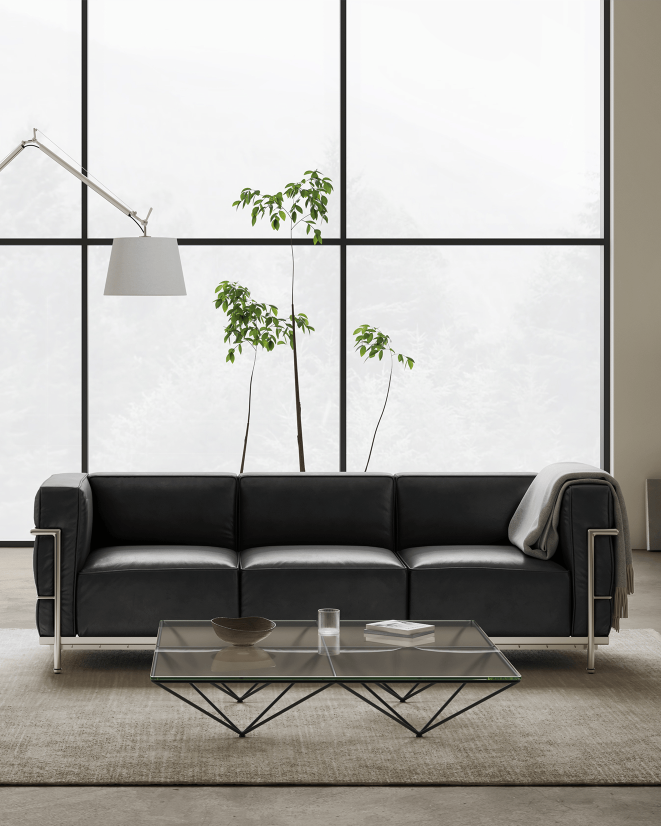 Corbusier Grand Modele Three Seater Sofa | FINAL SALE