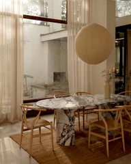 Dante Dining Table, 77in