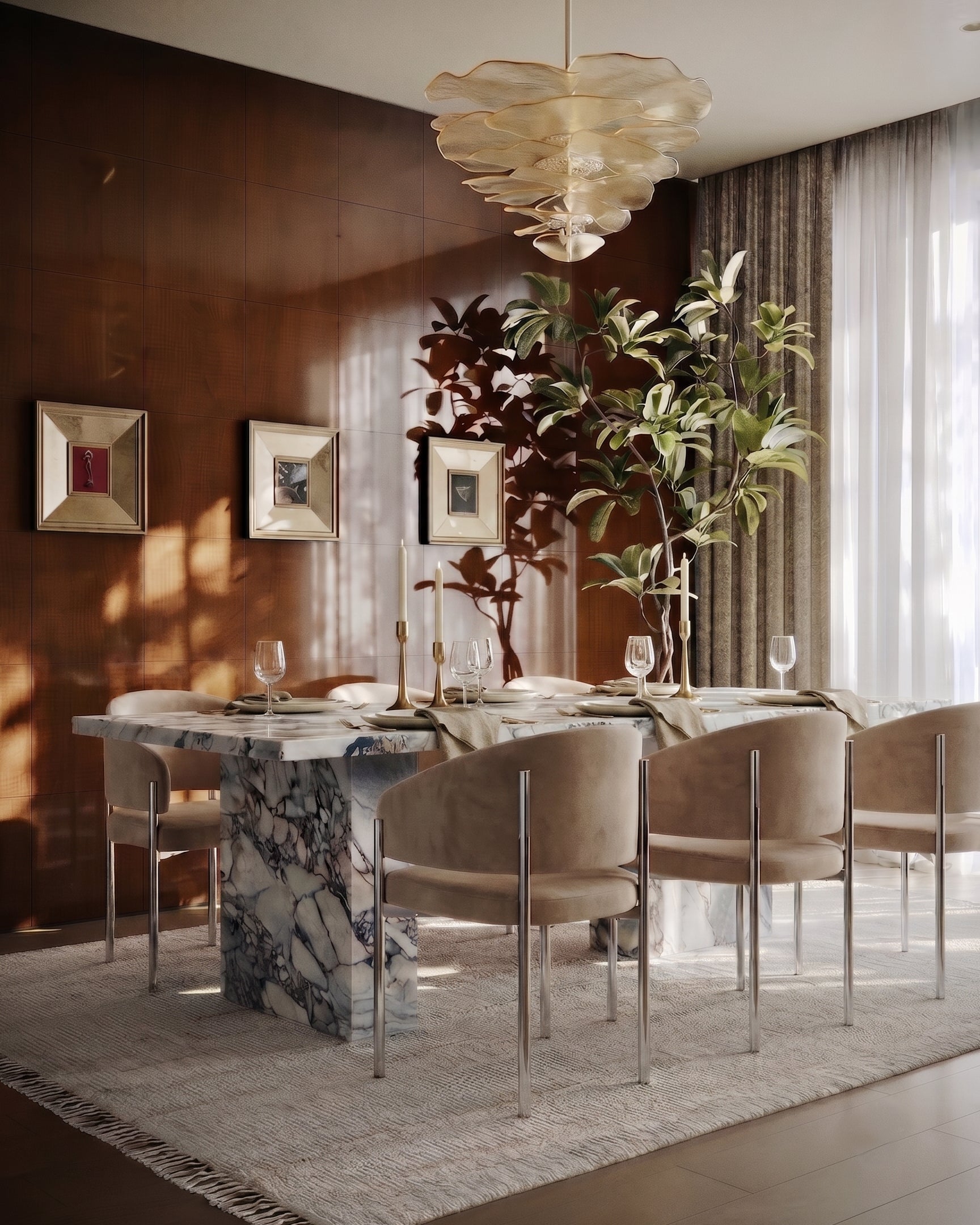 Enzo Dining Table, 98in