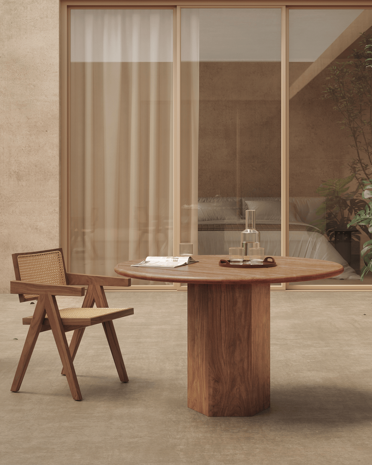 Chandigarh Outdoor Rattan Armchair | FINAL SALE