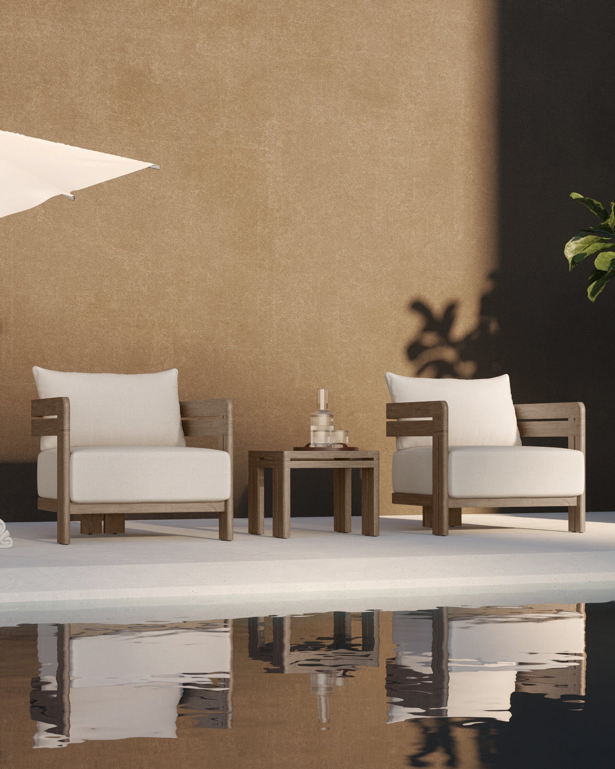 Lusso Outdoor Side Table
