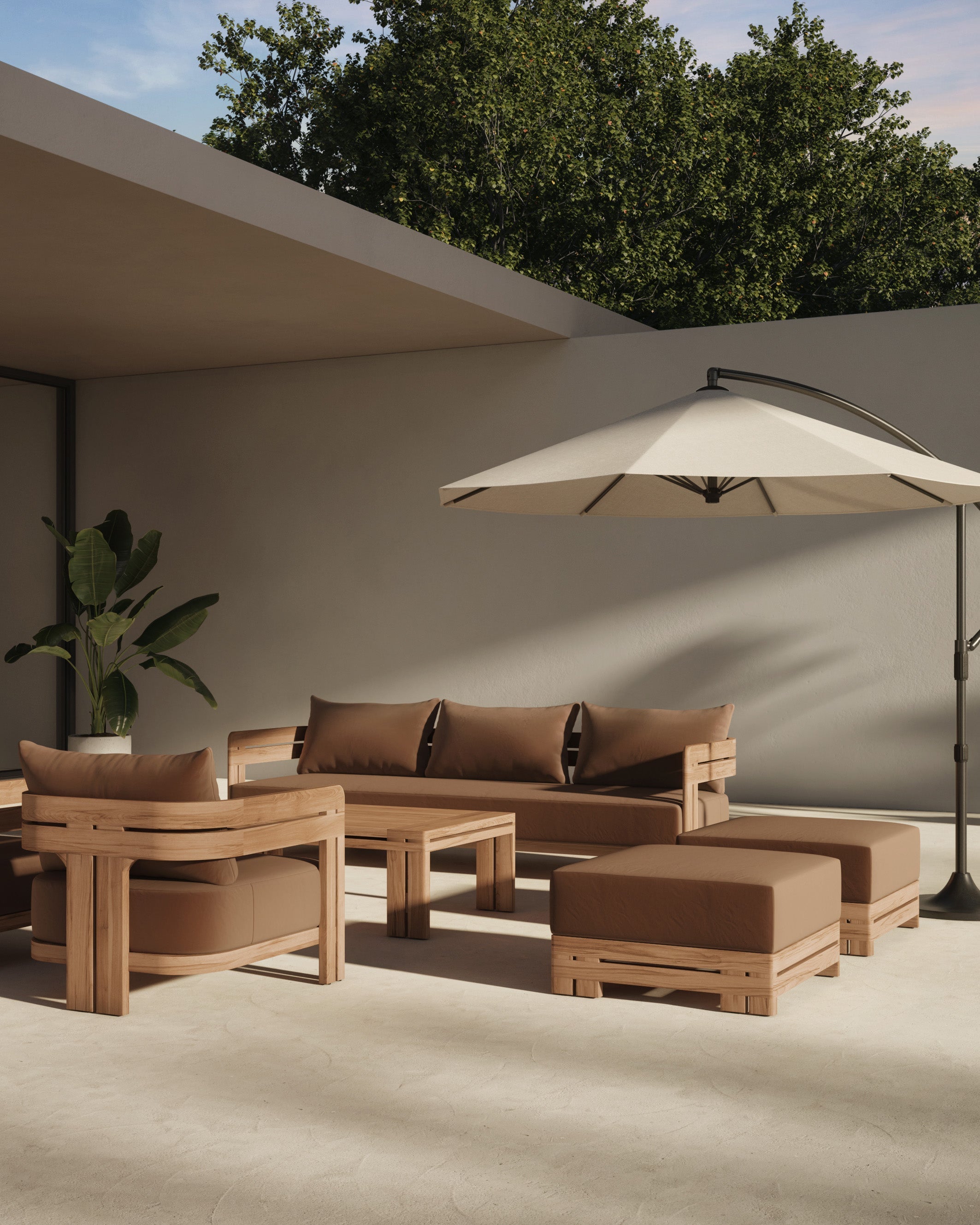 Lusso Outdoor Ottoman