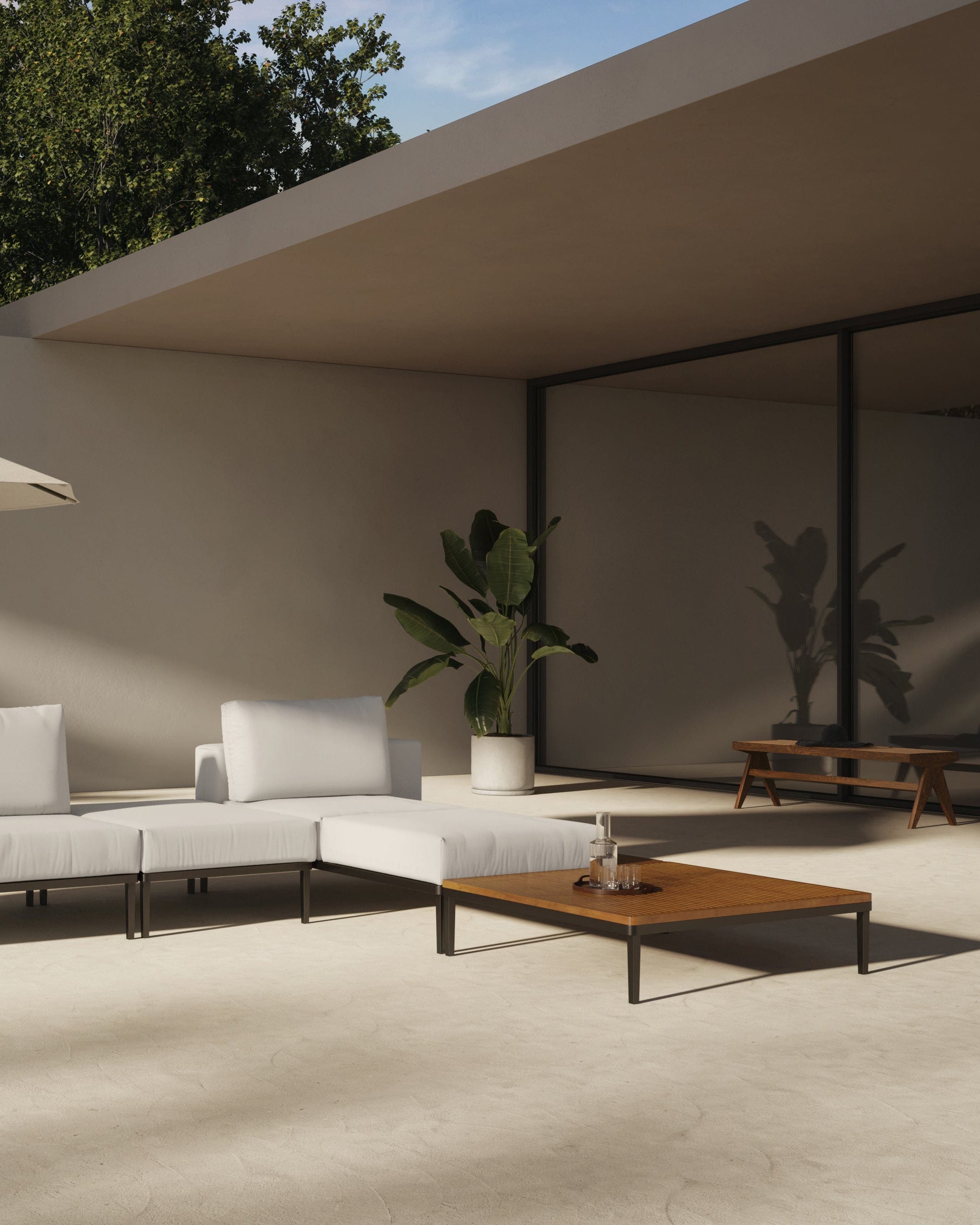 Marcus Outdoor End Table | FINAL SALE