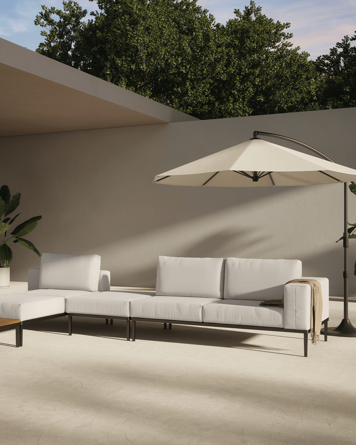 Marcus Outdoor Chaise, Right | FINAL SALE